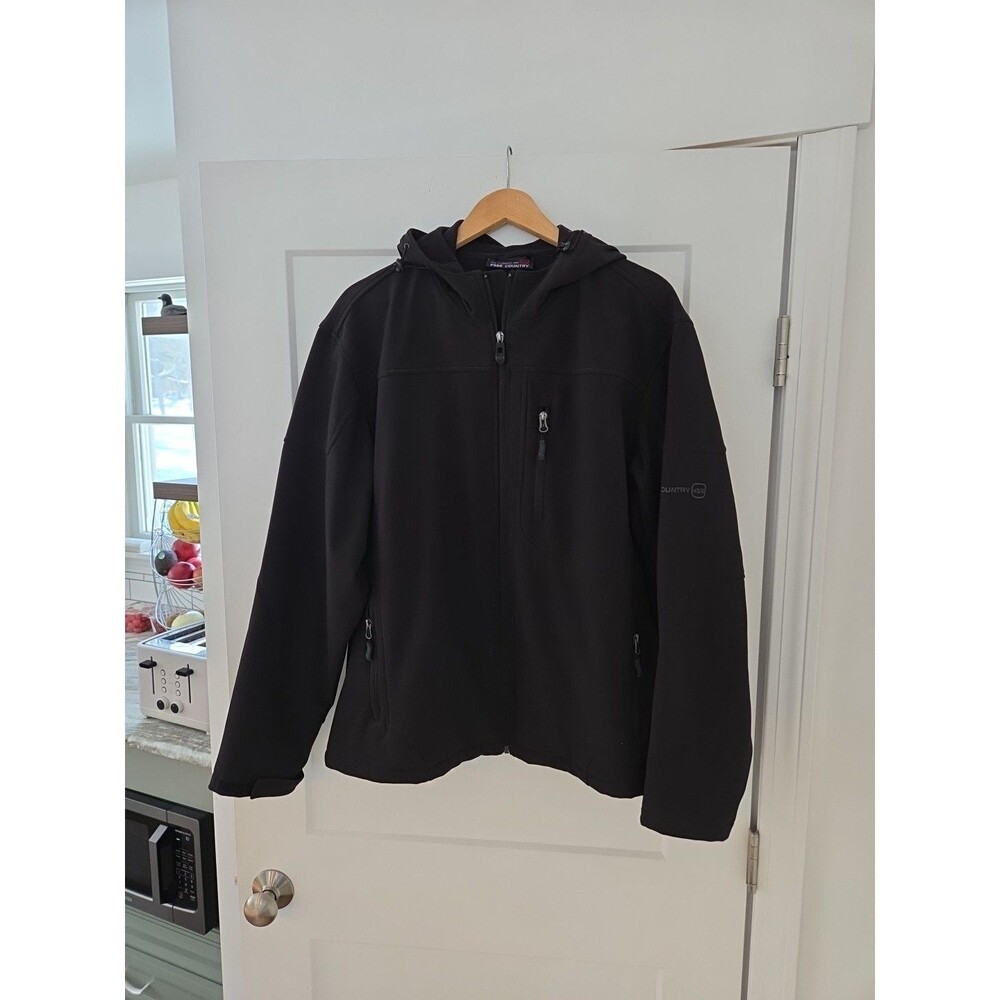 #219 Men's XL Extra large Free Country fleece lined winter coat parka